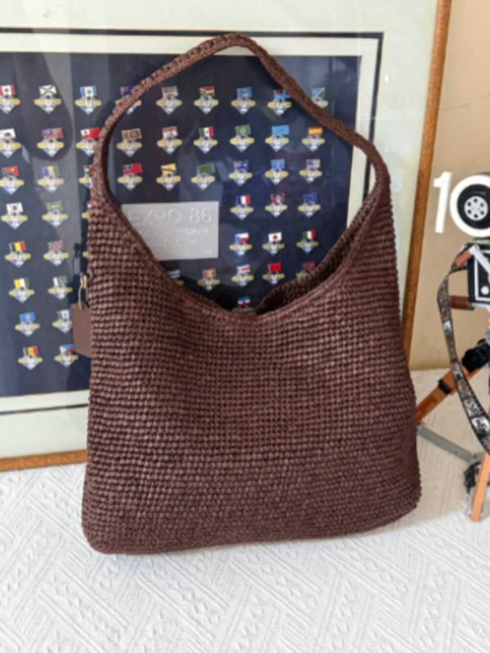 coach Brooklyn Shoulder Bag 34 Brass/Maple cdz38 - Picture 2 of 8